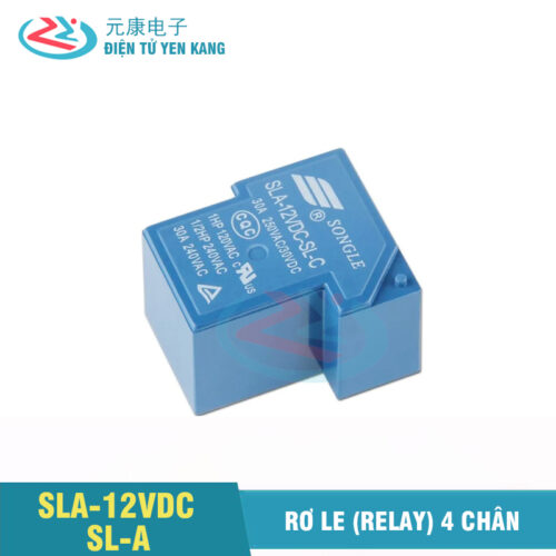 Rơ le (Relay) SRD 12VDC SONGLE 30A 4 chân