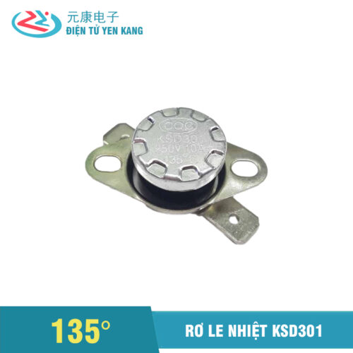 Sò nhiệt (Relay nhiệt) KSD301 10A/250V 135°