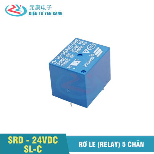 Rơ le (Relay) SRD 24VDC SONGLE 10A 5 chân